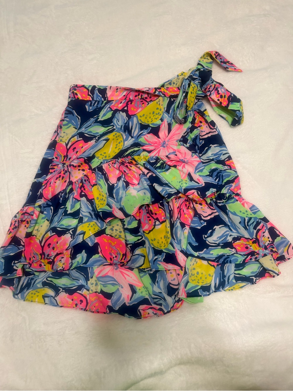 Lilly Pulitzer Nessa Wrap Skirt in Capri Soleil